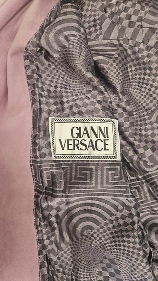 Gianni Versace Chaqueta Vintage Rosa Empolvado 80s