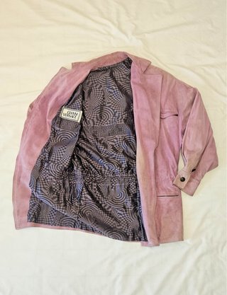 Gianni Versace Chaqueta Vintage Rosa Empolvado 80s