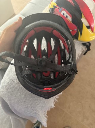 Casco de Bicicleta Bell Rojo y Blanco