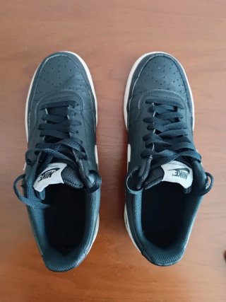 Zapatillas Nike Court Vision Negro Blanco