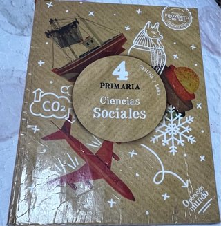 Libro sociales 4º de primaria, anaya