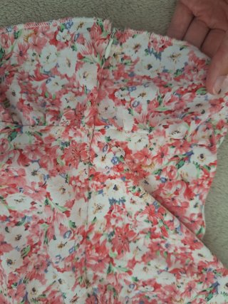 Blusita corta floral Muse Talla S