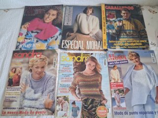Lote de 18 revistas de punto, de diversas editoria