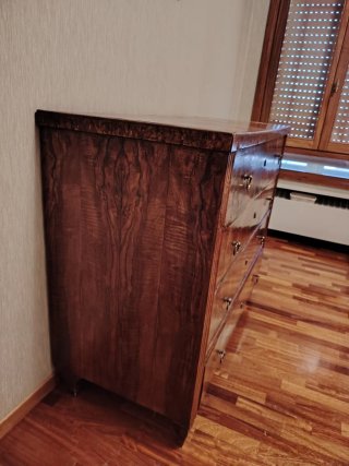 Cassettiera primi '900 in legno