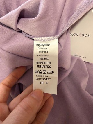Pantalón lila Glowrias Talla S Con etiqueta Negoci