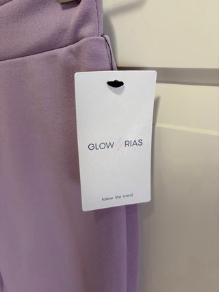 Pantalón lila Glowrias Talla S Con etiqueta Negoci