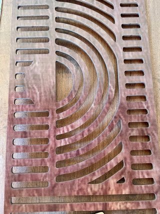 Set 3 Decorazioni Murali Legno Marrone
