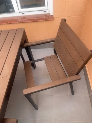 Mesa y 4 sillas exterior Ikea