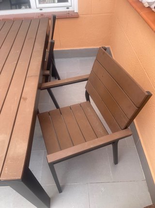Mesa y 4 sillas exterior Ikea