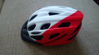 Casco Bici Niño Btwin Blanco/Rojo