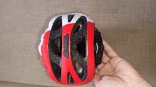 Casco Bici Niño Btwin Blanco/Rojo