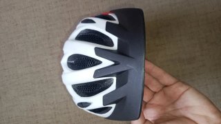 Casco Bici Niño Btwin Blanco/Rojo