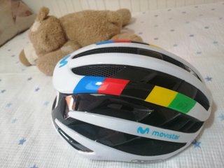 Casco Bicicleta Carretera Abus Movistar