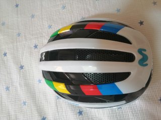 Casco Bicicleta Carretera Abus Movistar