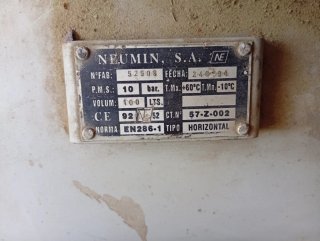 Lote 2 compresores 50l y 100l