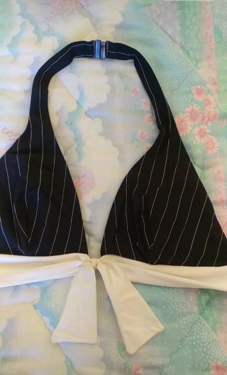 Bikini Rayas Blanco y Negro