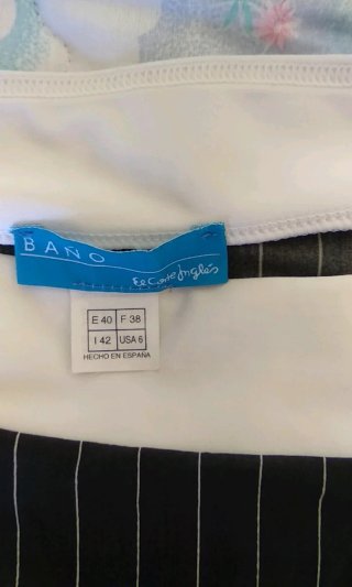 Bikini Rayas Blanco y Negro