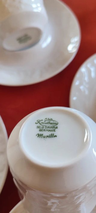 4 tazze caffè Bavaria 1970