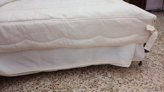 Colcha individual,con edredón,2 cojines blanca
