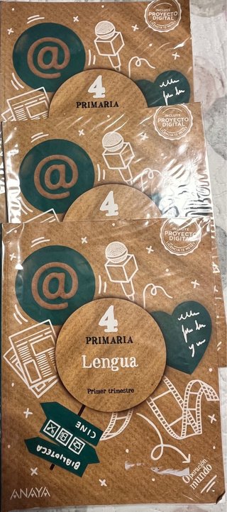 Libro Lengua 4º de primaria, anaya