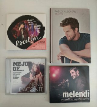 Lote 4 CDs Pop Rock Español