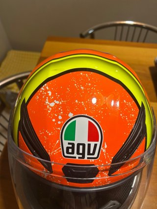 Casco AGV KS1 Blu/Arancione