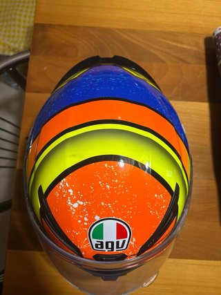 Casco AGV KS1 Blu/Arancione