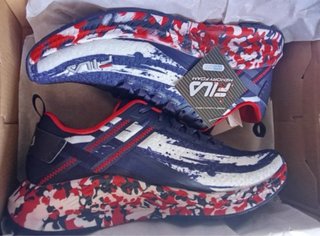 Zapatillas Fila Talla 40-43-44 Azul/Rojo
