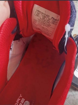 Zapatillas Fila Talla 40-43-44 Azul/Rojo