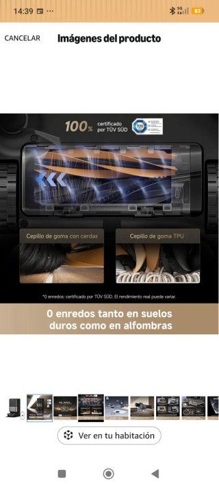 Robot aspirador y friegasuelos Dreame