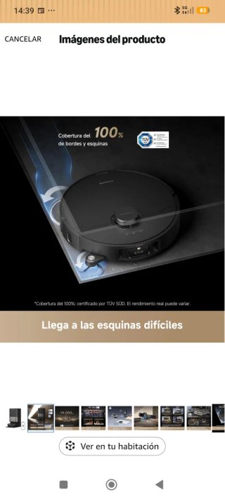 Robot aspirador y friegasuelos Dreame