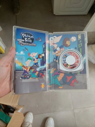 Juego PSP Phineas y Ferb: A Través de la 2ª Dimens