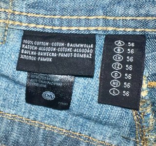 Pantalón corto vaquero C&A azul XL