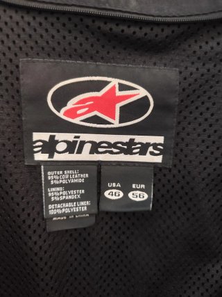 Chaqueta Cuero Alpinestars Talla 56 XL