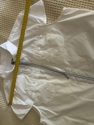 Camisa Adolfo Domínguez Blanca Cremallera