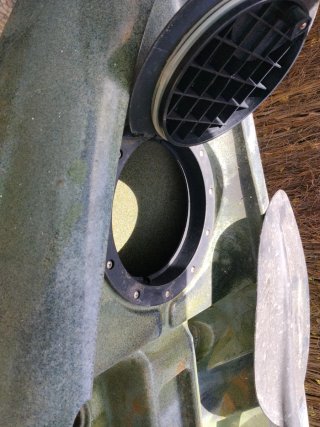 Kayak de pesca con remo