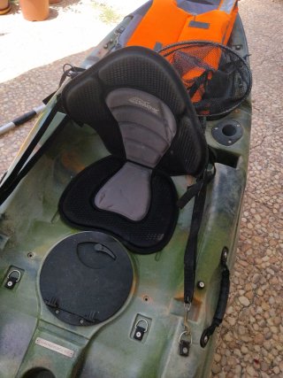 Kayak de pesca con remo