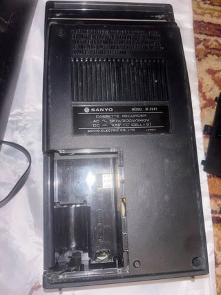Sanyo Grabadora Portátil Negra