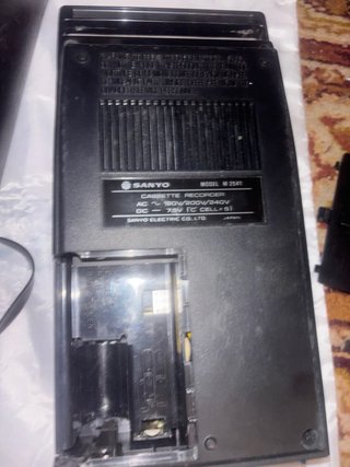 Sanyo Grabadora Portátil Negra
