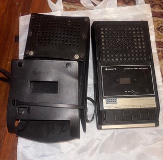 Sanyo Grabadora Portátil Negra