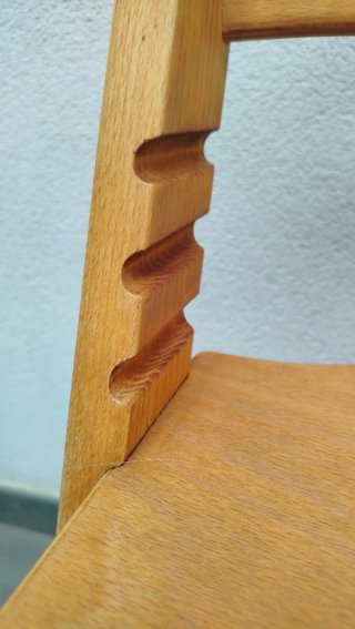 Silla Stoke Madera Natural