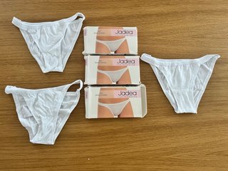 Jadea Tanga Donna Slip Bianco Taglia 507
