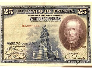 9 Billetes Antiguos Banco de España por 35€