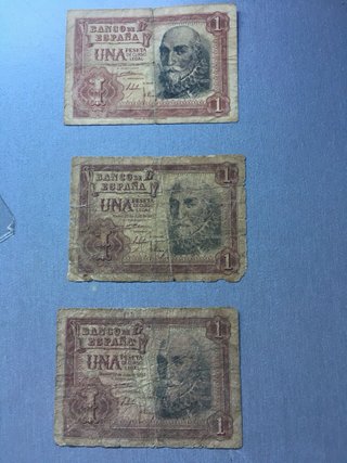9 Billetes Antiguos Banco de España por 35€