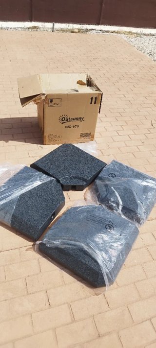 Bases para sombrilla Outsunny (4 uds)
