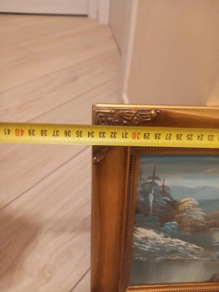Quadro olio su tavola anni 70-80
