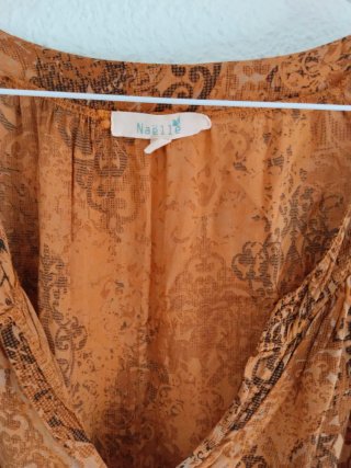 Blusa Naelle Estampada Manga Larga