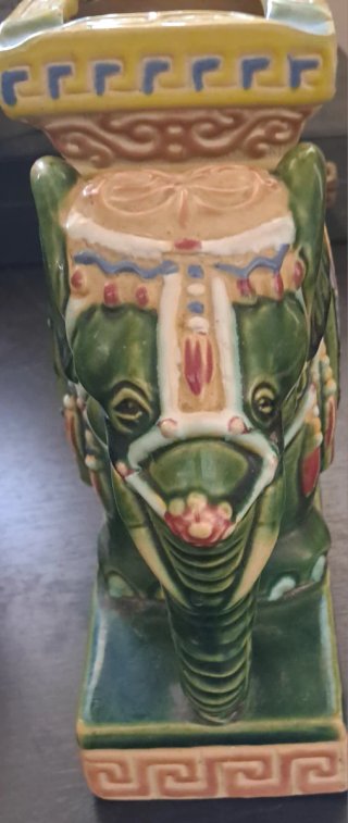 Posacenere vintage elefante ceramica
