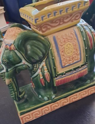 Posacenere vintage elefante ceramica
