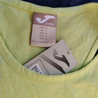 Camiseta tirantes Joma mujer verde T.L
